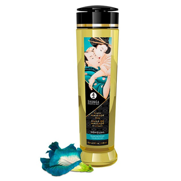 Aceite de masaje flores de isla - Shunga - Aceite para masajes eróticos