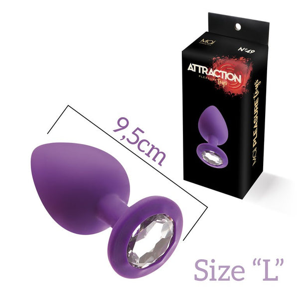 Mai nº49 Plug Silicona L Con brillo