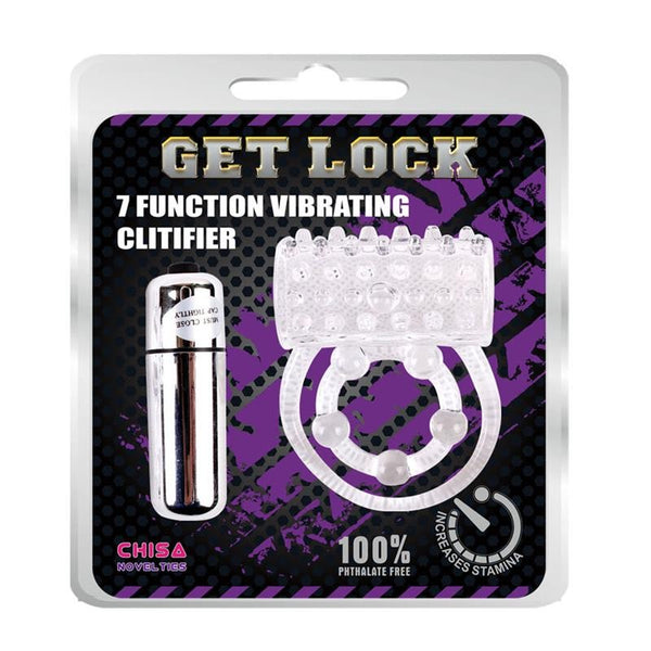 Anillo Vibrador para el Pene Clear Transparente - Chisa - Anillo vibrador para el pene (con y sin vibración)