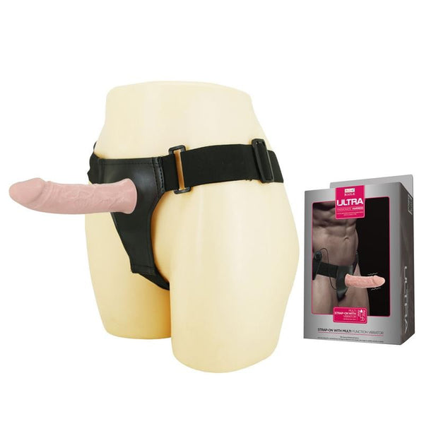 Arnés con Dildo Hueco y Vibración - BaileHarness - Arneses con pene o dildo Strap-On