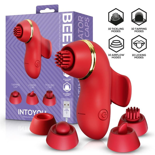 Beeny Estimulador con Succión, Tapping, Tickling y Licking - Intoyou - Vibradores