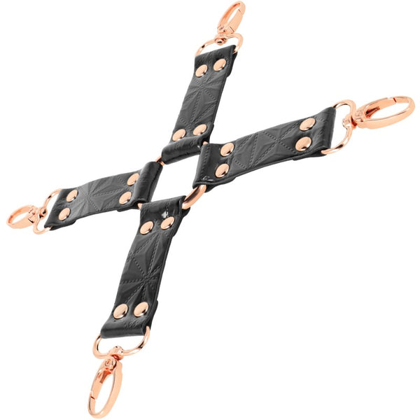 BegMe Hog Tie Negro - BegMe - Esposas para BDSM