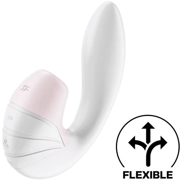 Estimulador y vibrador Supernova Blanco - Satisfyer - Vibradores