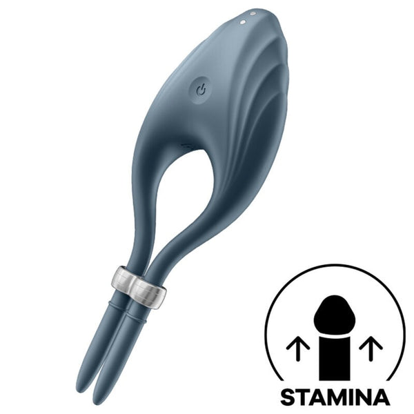 Anillo Ajustable Duelist Vibrador - Satisfyer - Anillo vibrador para el pene (con y sin vibración)