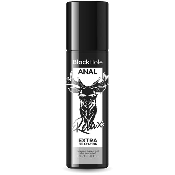 Dilatador Anal Silicona 100 ml - BlackHole - Lubricantes sexuales