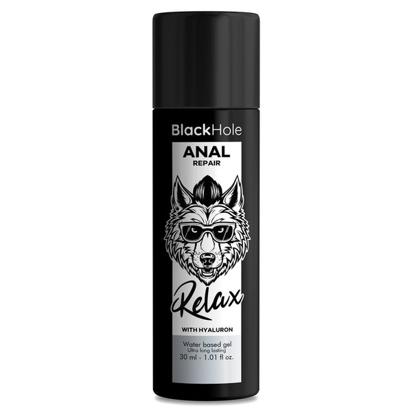 Lubricante Anal Relajante Con Hialurónico 30 ml - BlackHole - Lubricantes sexuales