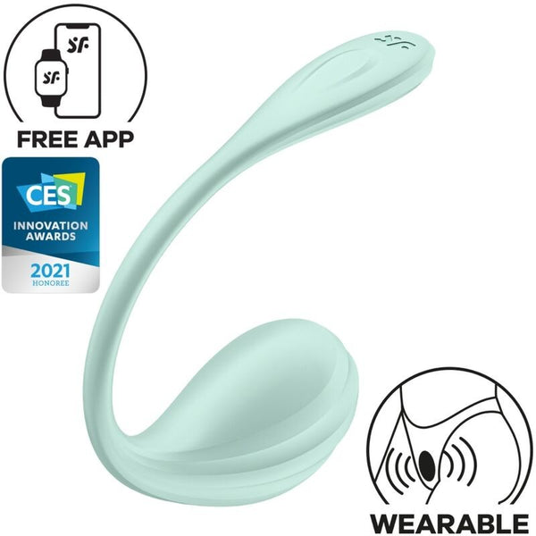Estimulador Smooth Petal con App Verde - Satisfyer - Vibradores