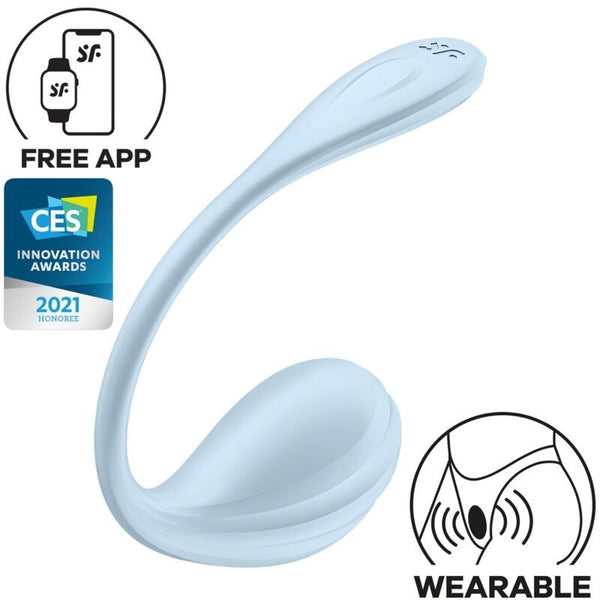 Estimulador Smooth Petal con App Celeste - Satisfyer - Vibradores