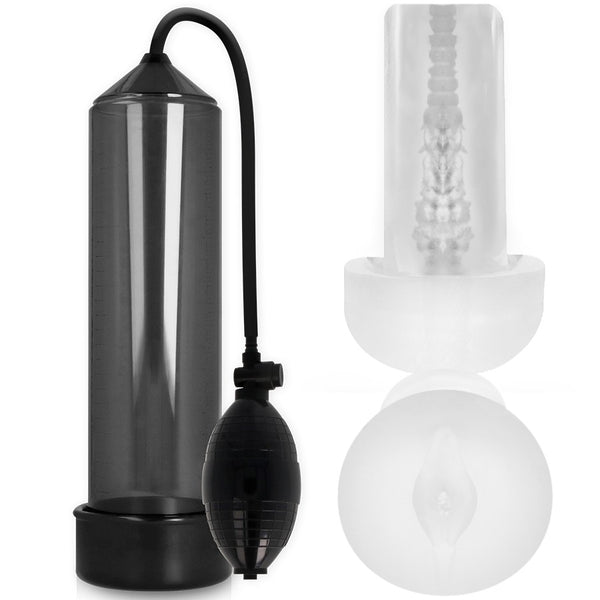 Bomba y masturbador RX3 negra 0