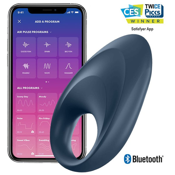 Anillo vibrador Mighty One con APP - Satisfyer - Anillo vibrador para el pene (con y sin vibración)