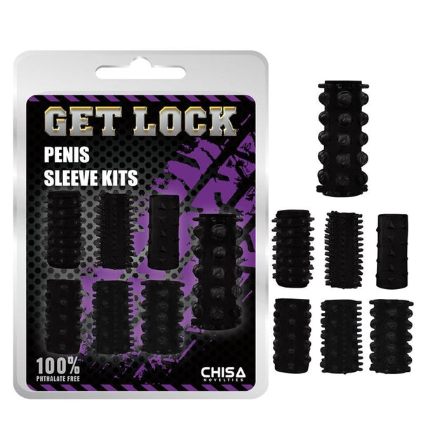 Kit de Fundas para el Pene Negro - Chisa - Fundas para el pene