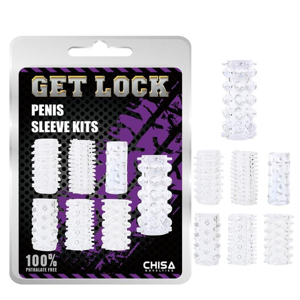 Kit de Fundas para el Pene Transparente - Chisa - Fundas para el pene