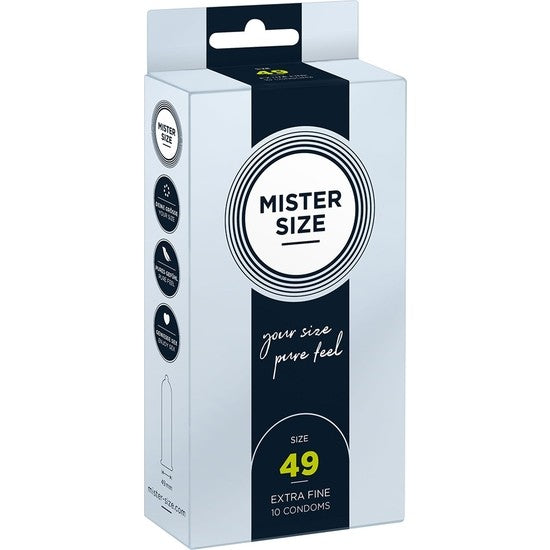 Mister Size Talla 49 caja 10 uds - Mister Size - Comprar preservativos o condones