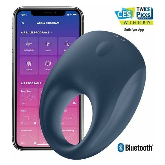Strong One con APP - Satisfyer - Anillo vibrador para el pene (con y sin vibración)
