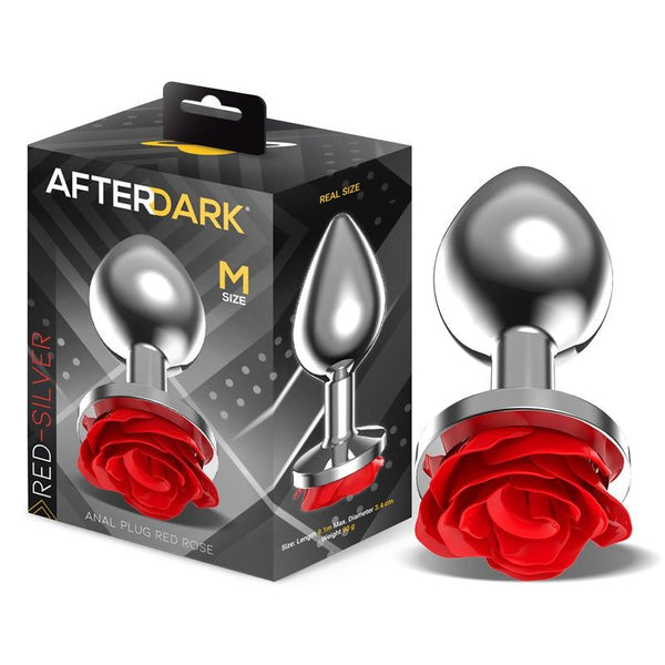 Plug de Metal Rosa Eterna Talla M - AfterDark - Plugs anales