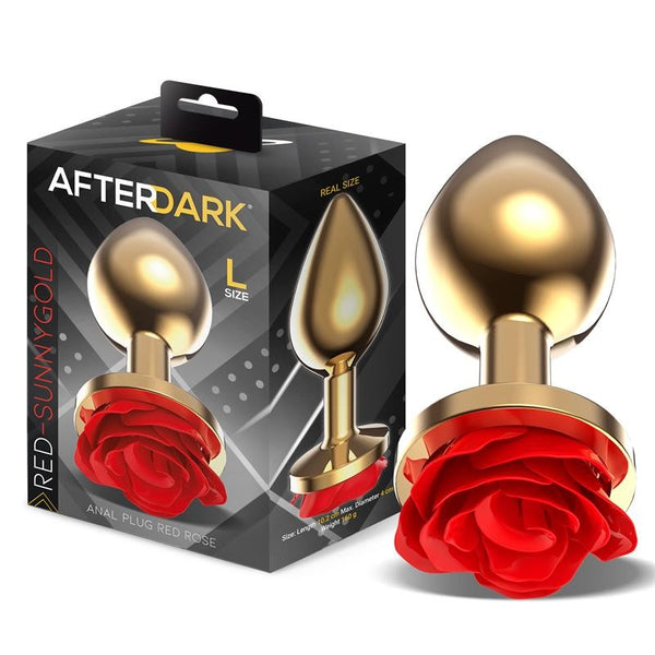 Bella Plug de Metal Dorado Talla L - AfterDark - Plugs anales