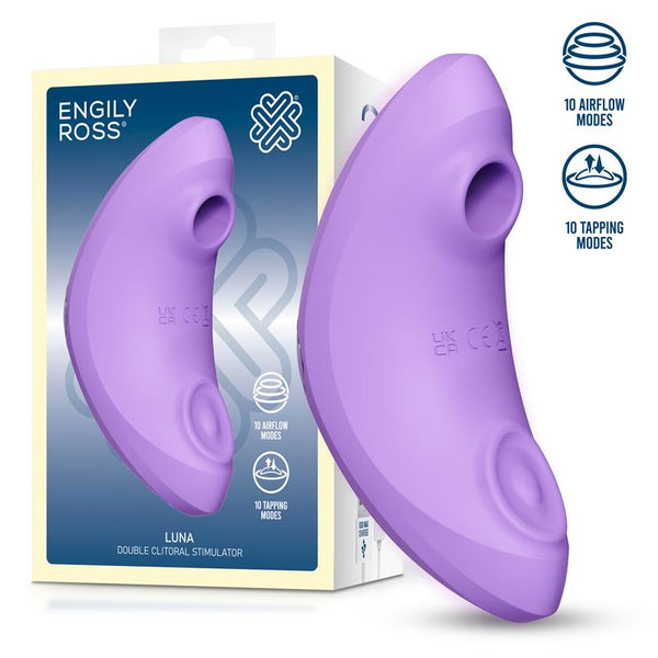 Luna Estimulador de Clítoris con Pulso Aire y Tapping - ENGILY ROSS - Vibradores