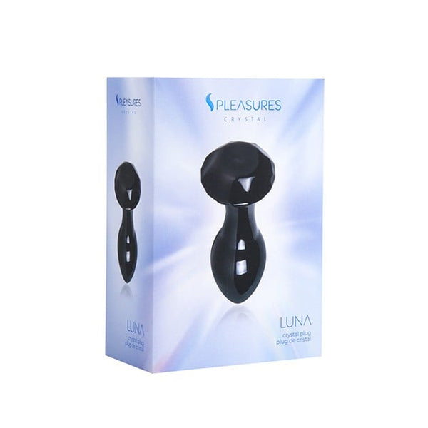 Plug de Cristal Crystal LUNA black
