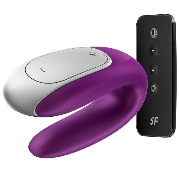 Vibrador Parejas Double Fun Morado - Satisfyer - Vibradores (2)
