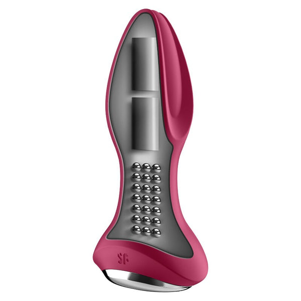 Rotator Plug 2+ Vibrador Connect App Rojo