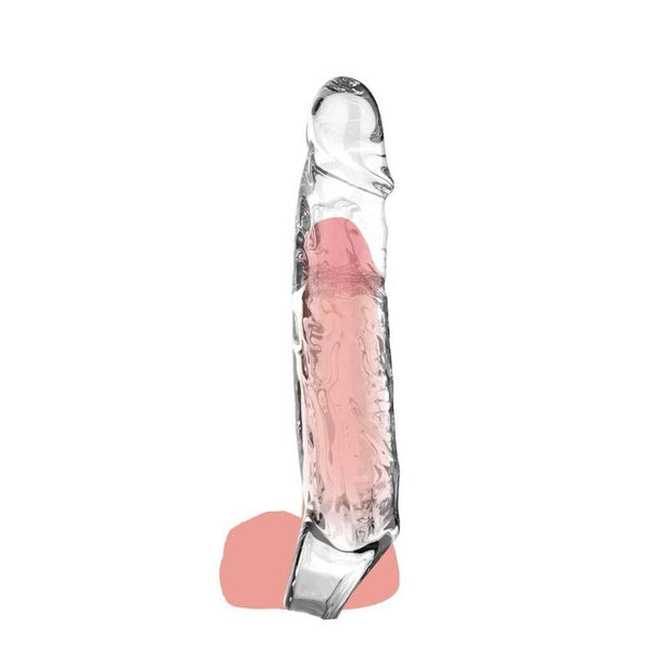 Funda Extensora Transparente + 7cm - Toyjoy - Fundas para el pene