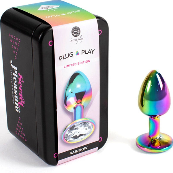 Plug Anal Multicolor con Joya Talla S