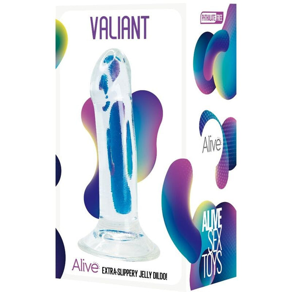 Dildo Transparente Valiant 16 cm