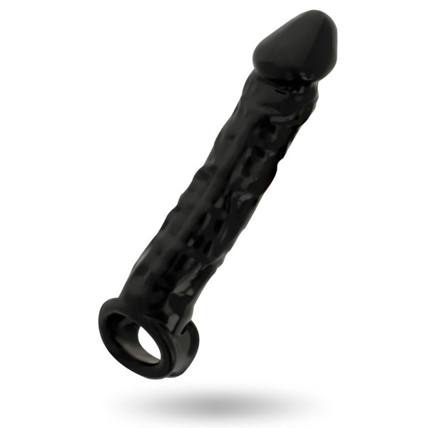 Funda para pene negra 20 cm - Addicted Toys - Fundas para el pene