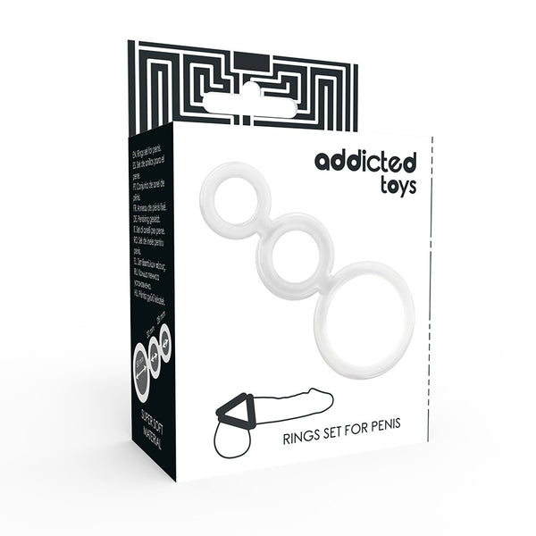 Set anillos pene y testículos