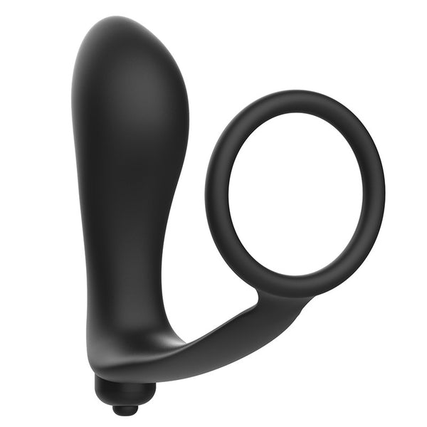 Plug anal vibrador con anilla - Addicted Toys - Anillo vibrador para el pene (con y sin vibración)