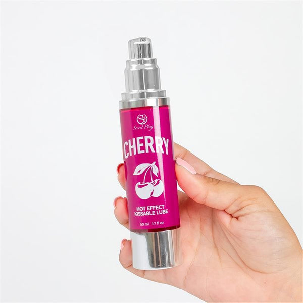 Lubricante 2 en 1 Efecto Calor Cereza