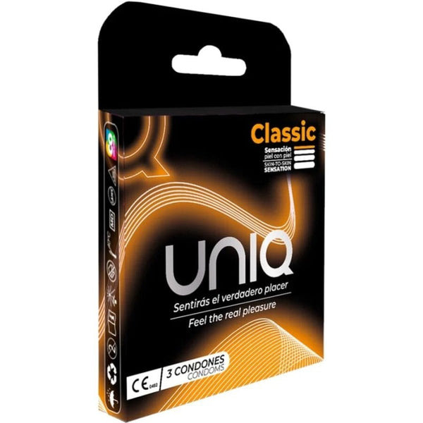 Classic Preservativos sin Látex 3 uds - Uniq - Preservativos