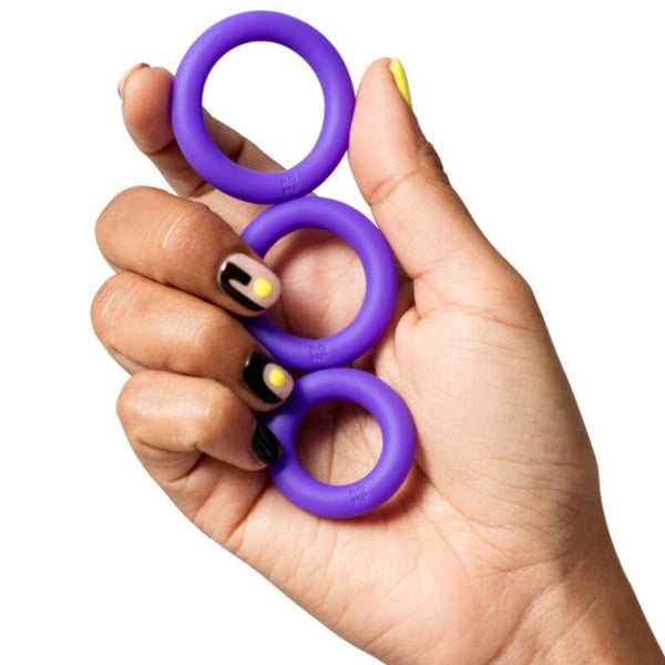 Remix Trio Set Anillas Para Pene - ROMP - Anillo vibrador para el pene (con y sin vibración)