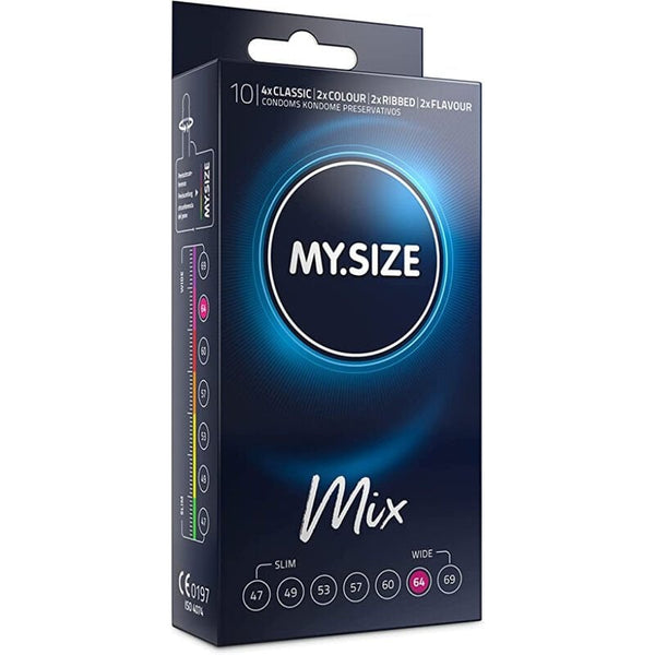 Mix Preservativos Talla 64 Surtido 10 uds - MySize - Preservativos