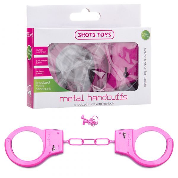 Shots esposas metal Rosa - Shots - Esposas para BDSM