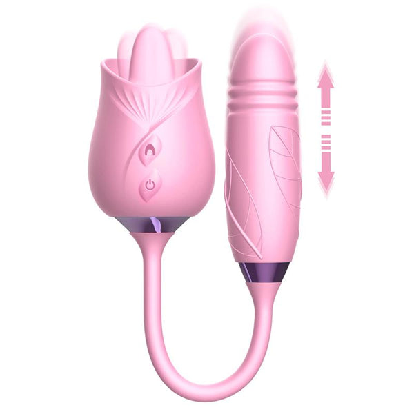 Lengua Estimuladora Clítoris + Huevo con Thrusting - Martinella - Vibradores