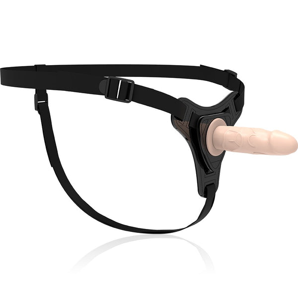Arnés silicona flesh realistico 16cm - FetishSubmissive - Arneses con pene o dildo Strap-On