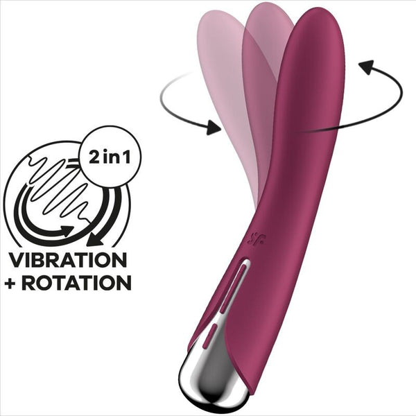 Vibrador Rotador Spinning Vibe 1 Rojo 5