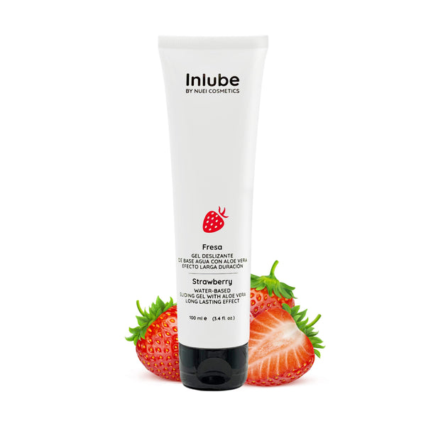 Lubricante Inlube Fresa 100 ml - Nuei - Lubricantes sexuales