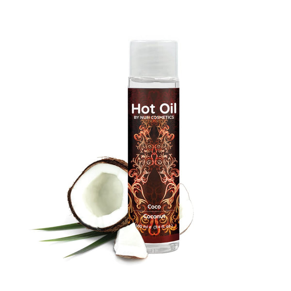 Aceite Efecto Calor Coco - Nuei - Aceite para masajes eróticos