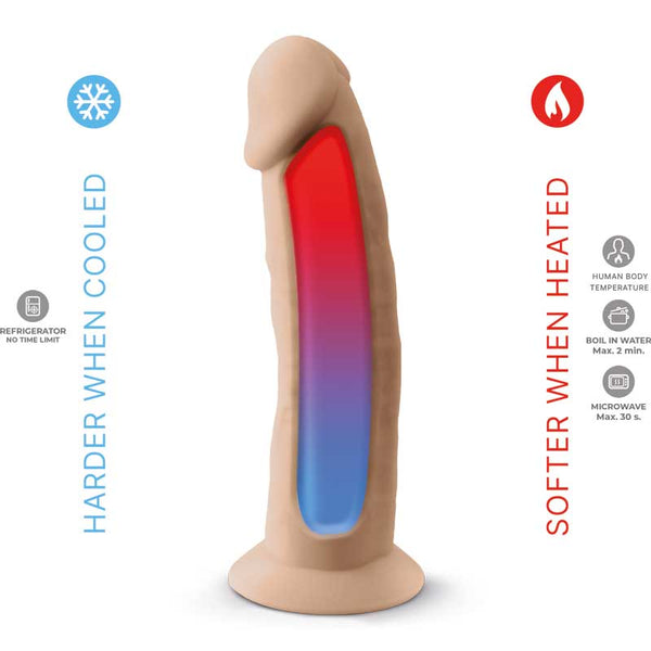Dildo Dual Density Carne 19 cm