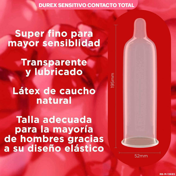 Durex contacto total 48 uds