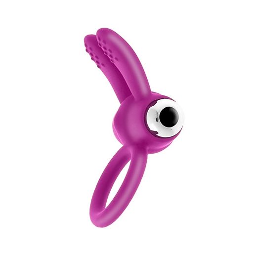 Duo Flap Rosa - S Pleasures - Anillo vibrador para el pene (con y sin vibración)