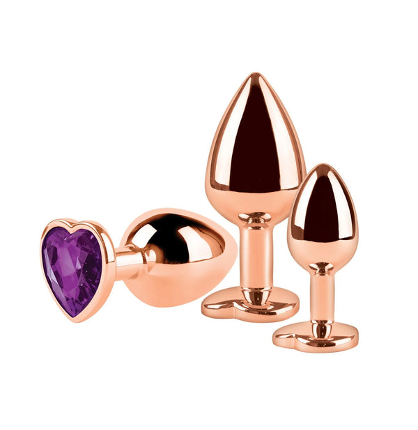 Kit 3 Plugs Metal Ina - S Pleasures - Plugs anales