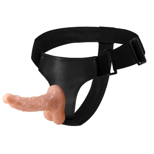 Arnés realistico y braguita ajustable 15.5cm