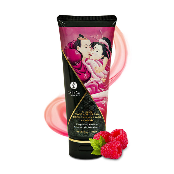 Crema Masaje Frambuesa - Shunga - Cremas y geles de masaje
