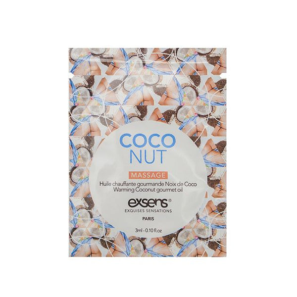 Monodosis aceite Coco - Exsens - Aceite para masajes eróticos