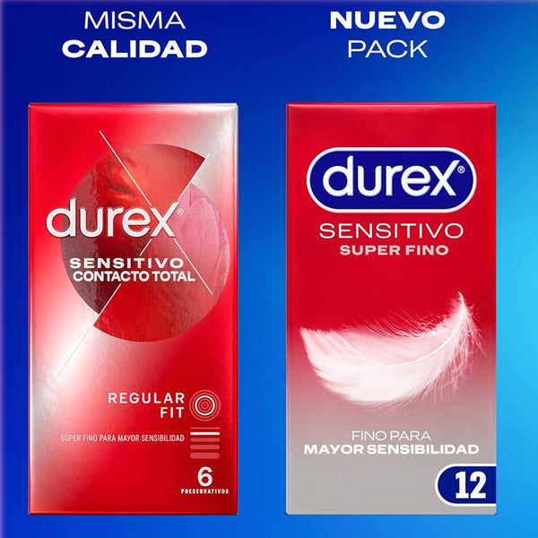 Duplo Preservativos Sensitivo Super Fino 24 uds