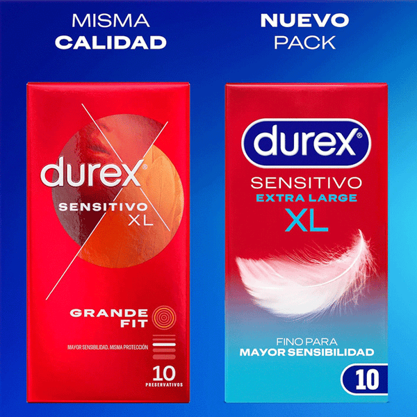 Durex Sensitivo XL 10 uds