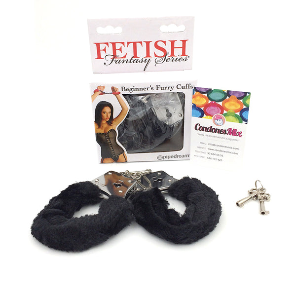 CM Esposas de forradas con peluche. Solo para uso adulto, incluye 2 juegos de llaves. Esposas forradas